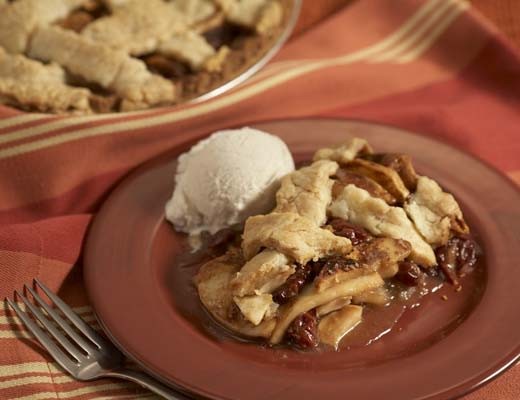 Image of Apple and Dried Tart Cherry Pie