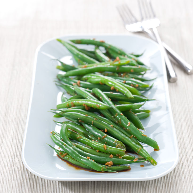 Green Beans with Ginger & Soy
