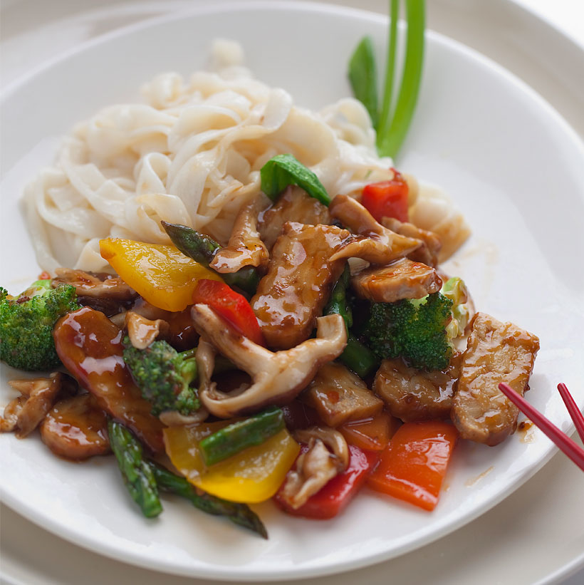 Shiitake & Seitan Stir-Fry
