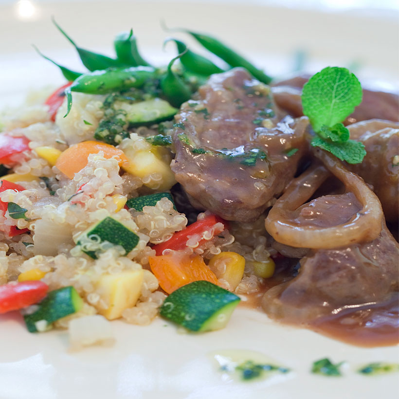 Braised Lamb with Onions