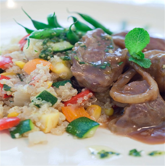 Image of Braised Lamb with Onions