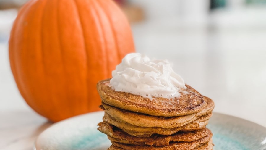 Image of Pumpkin Spice Plant Protein Pancakes