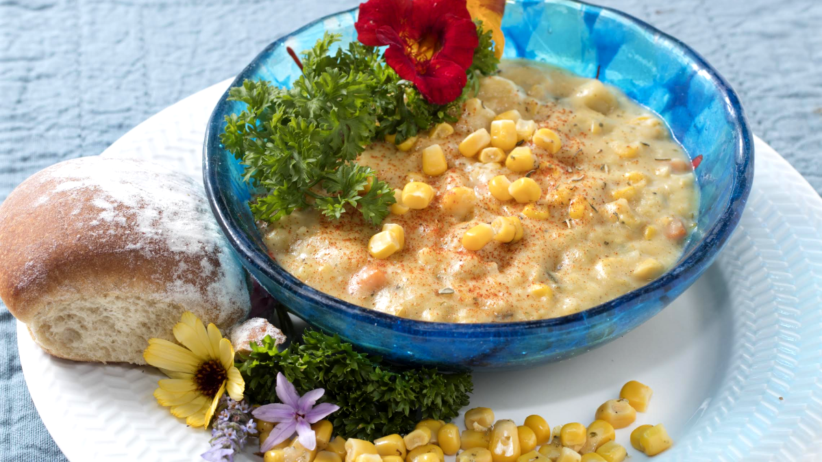 Image of Hearty ʻUlu Corn Chowder