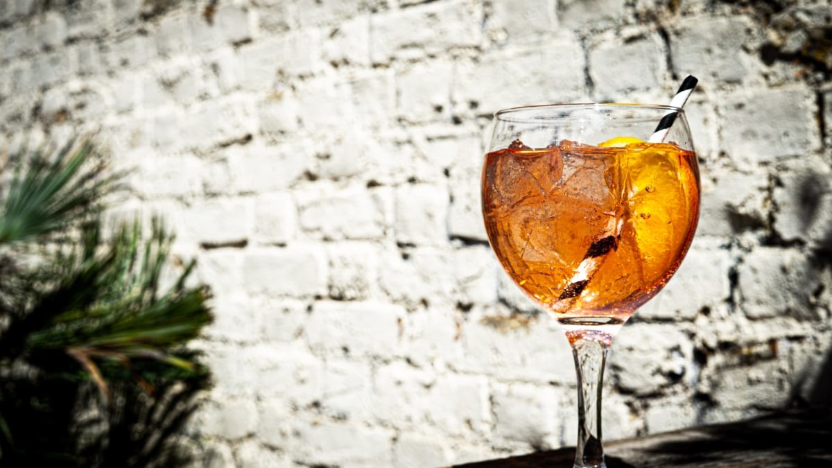 Image of Sweet & Spicy Rhubarb Gin and Ginger Ale Cocktail