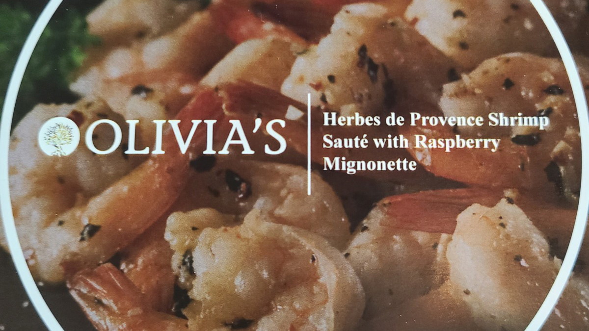Image of Herbes de Provence Shrimp Sauté with Raspberry Mignonette