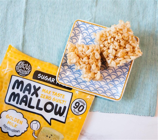 Image of Max Mallow Golden Milk Rice Crispies