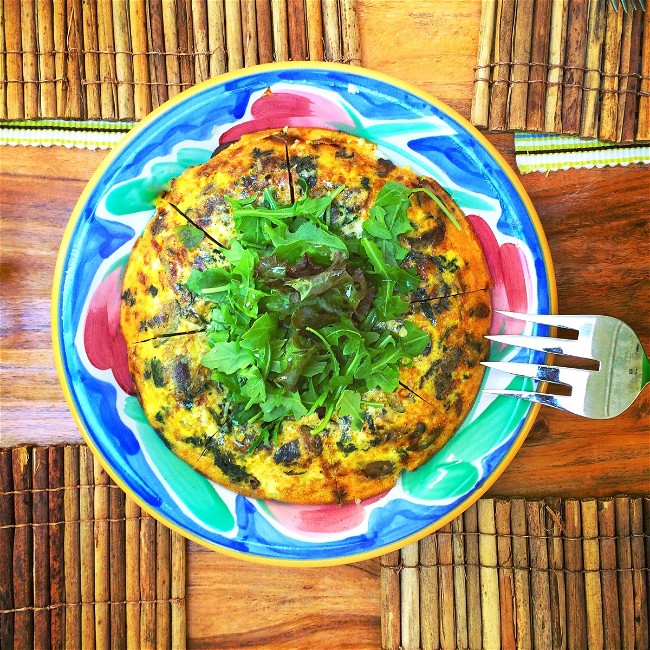 Image of Salad & Herb Frittata