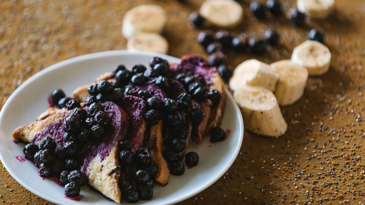 Image of Vegan Wild Blueberry French Toast