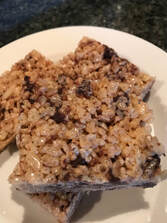 Maple Chocolate Chip Rice Krispie Treats