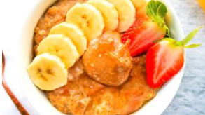 Image of SINGLE SERVE BAKED BANANA CARAMEL BREAKFAST POT