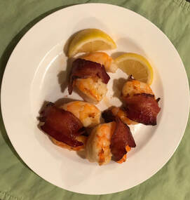 Maple Bacon Wrapped Shrimp