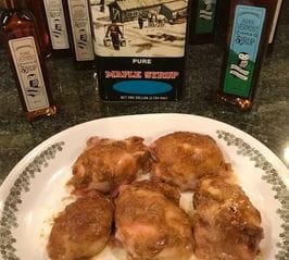 Maple Mustard Chicken Thighs