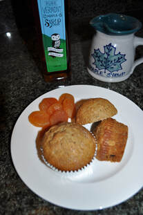Banana Maple Syrup Muffins