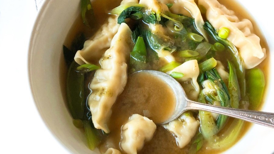 Miso Wonton Soup – Pat Cooks