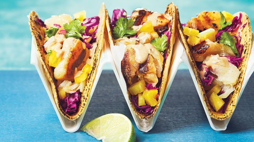 Image of Grilled Haddock Tacos with Chipotle Mayo