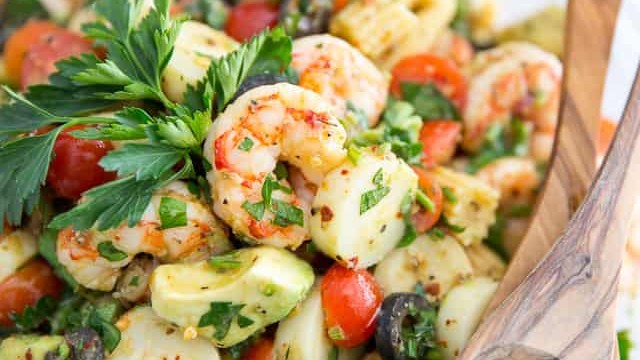 Image of Simple Cold Shrimp Salad