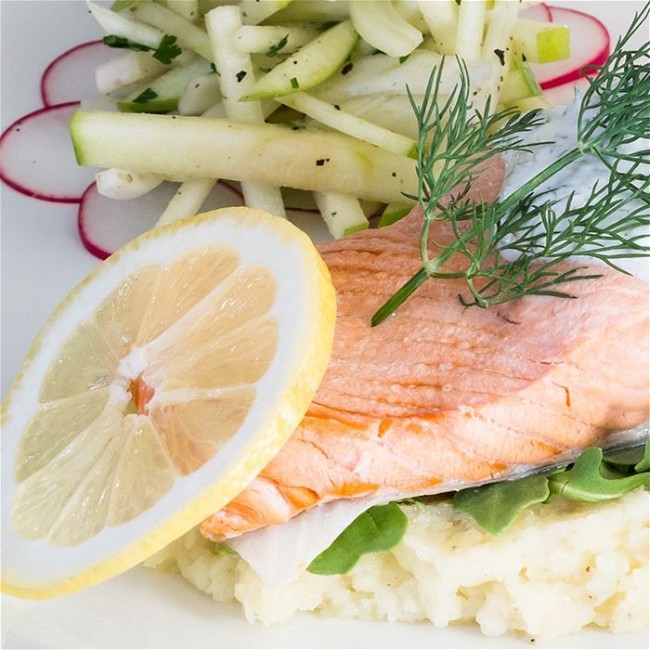Image of Poached Salmon