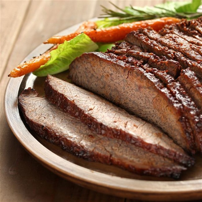 Image of Braised and Slow Roasted Beef Brisket
