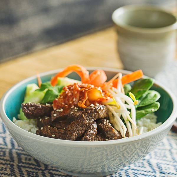 Image of Korean Beef Bowl with Rice & Veggies
