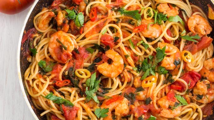 Image of Spicy Shrimp Spaghetti