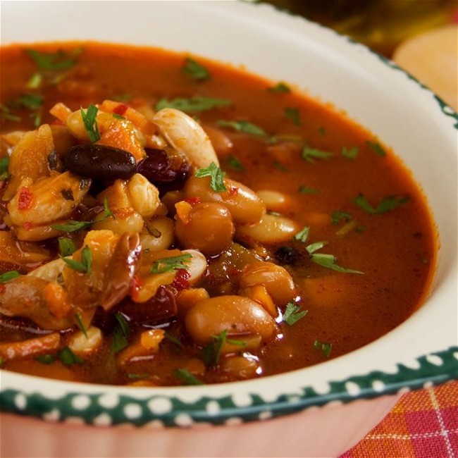 Image of Four Bean Soup.