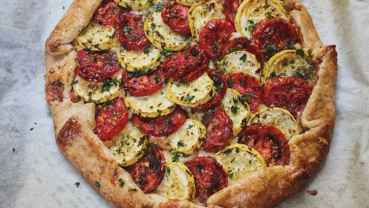 Image of Tomato and Summer Squash Galette