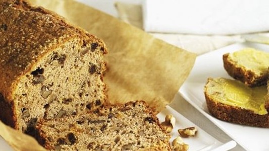 Image of Banana & Walnut Loaf with Brown Sugar Butter