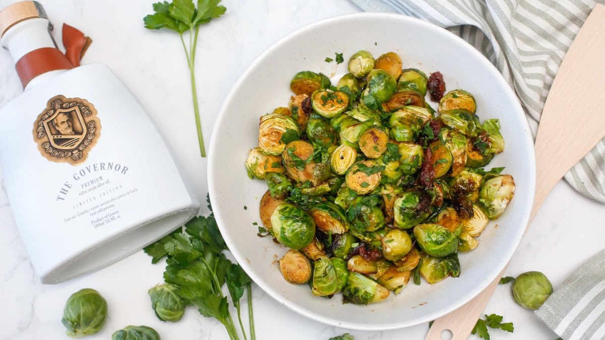 Image of Date Syrup Roasted Brussel Sprouts 