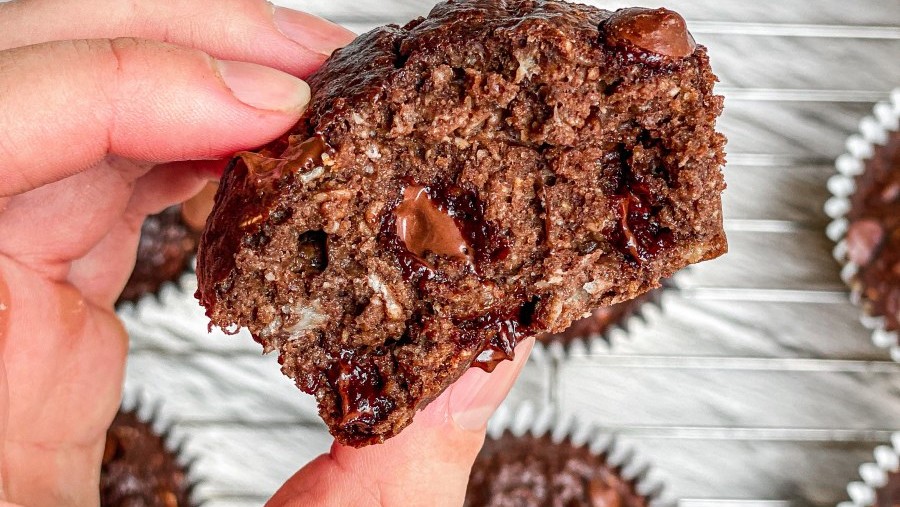 Image of Double Choc Kids Protein Muffins