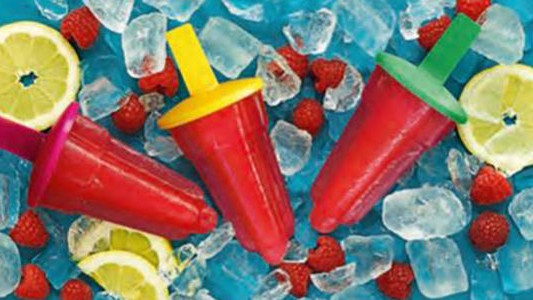 Image of Raspberry Lemonade Ice Lollies