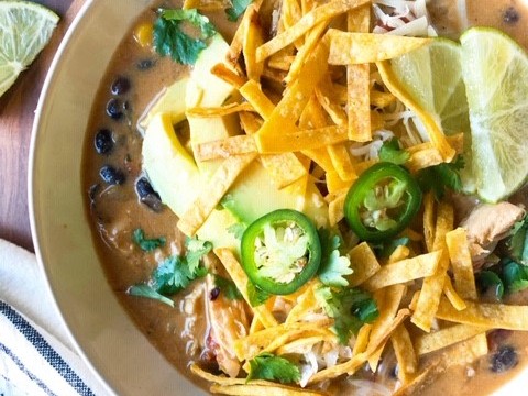 Spicy Chicken Tortilla Soup – Pat Cooks