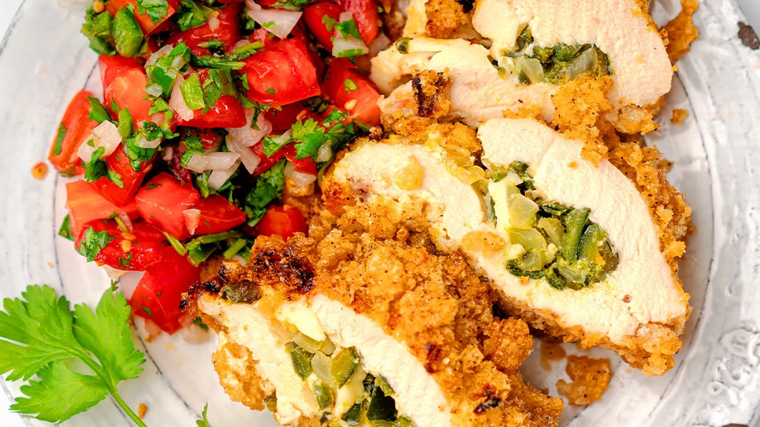 Image of Keto Tex-Mex Stuffed Chicken Breasts