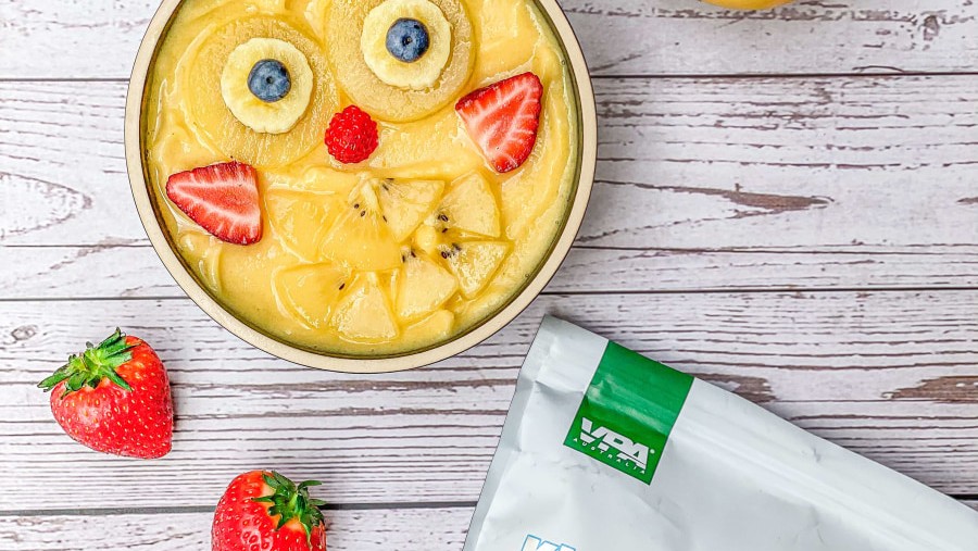 Image of VPA® Kids Shake: Tropical Owl Smoothie Bowl