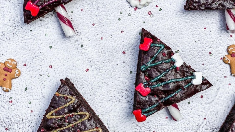 Image of  Christmas Protein Brownies