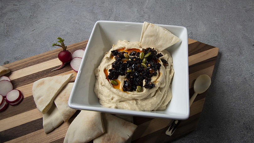 Image of Hummus with oo’mämē Drizzle