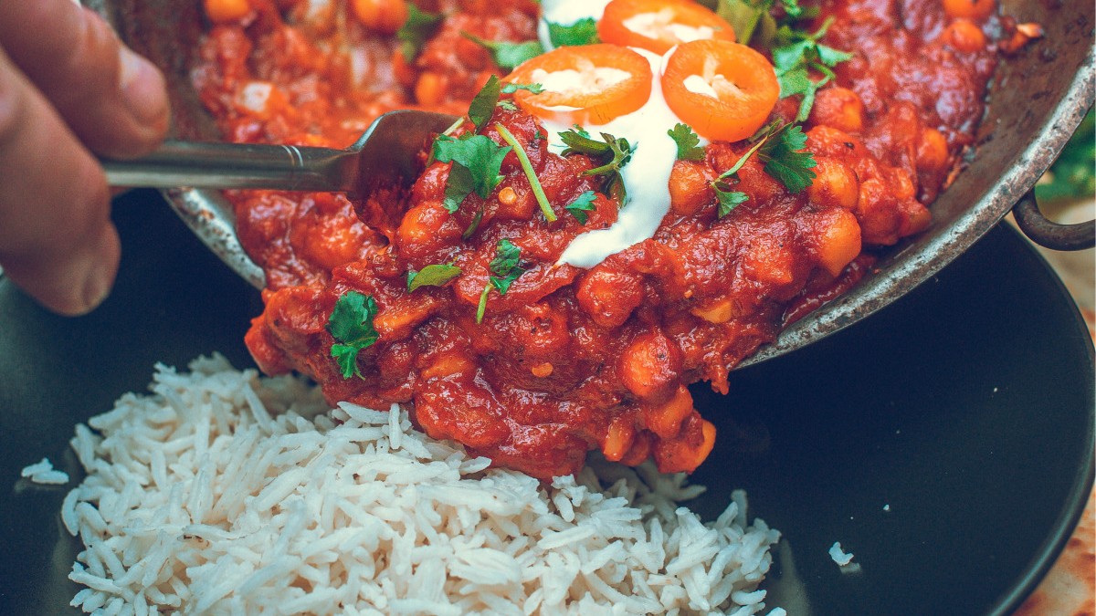 Image of Special Makhani chickpea curry