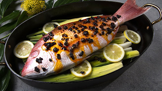 Image of Roasted Snapper + oo’mämē Marinade