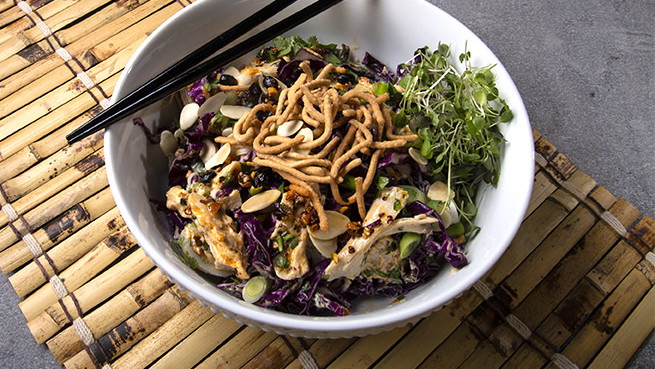 Image of Chinese Chicken Salad with Easy oo’mämē Dressing