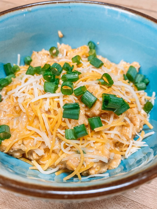 Image of Keto Instant Pot Buffalo Chicken Cauliflower Mac & Cheese