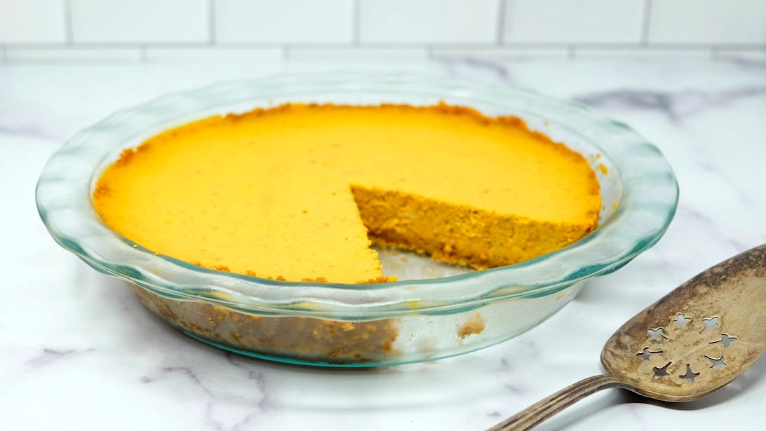 Image of Chai Spiced Maple Pumpkin Cheesecake