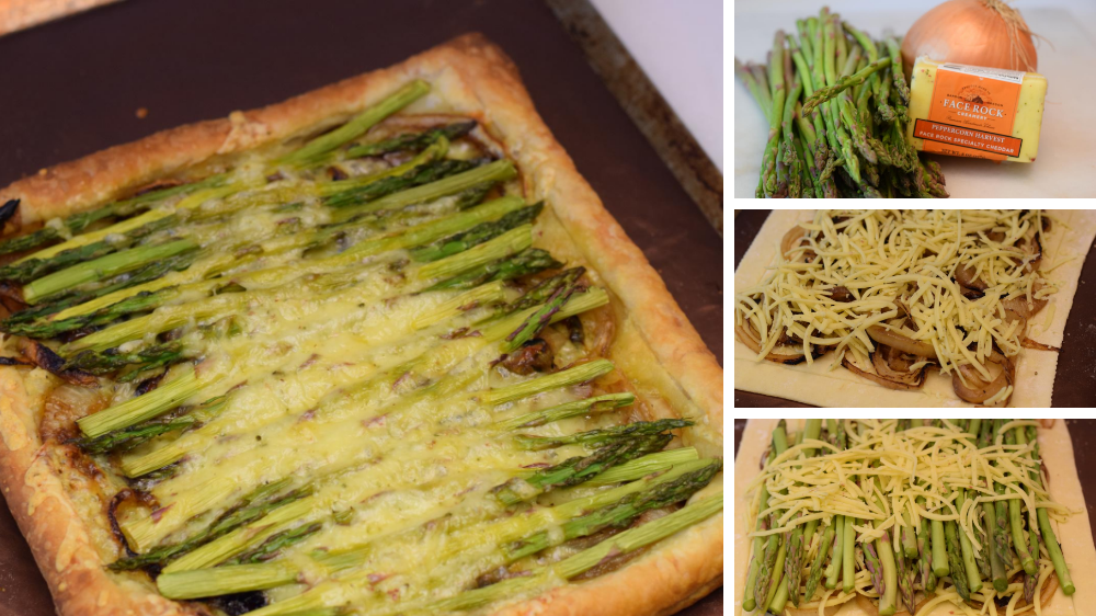 Image of Peppercorn Harvest Asparagus and Caramelized Onion Tart
