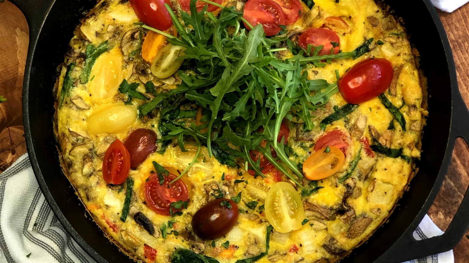 Image of STUCK AT HOME AND RUNNING OUT OF IDEAS FRITATTA