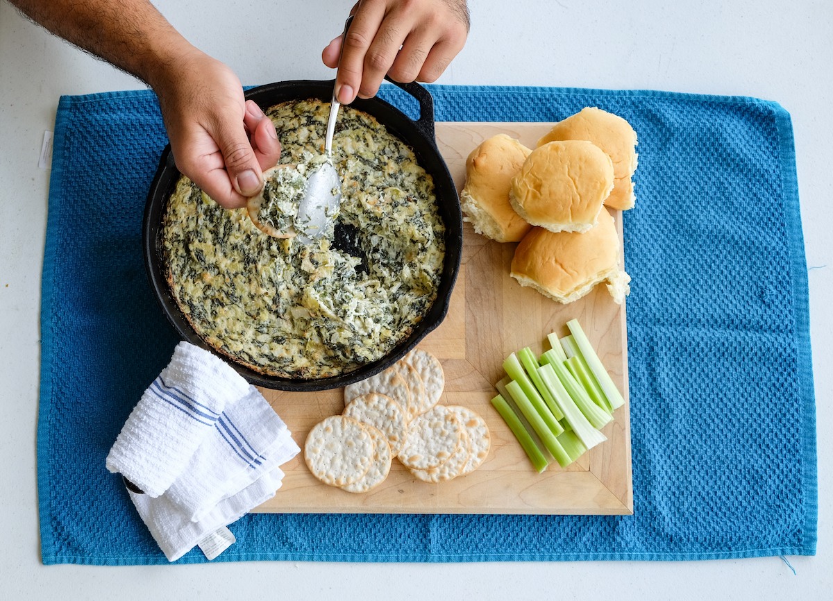 Warm ʻUlu & Kale Dip