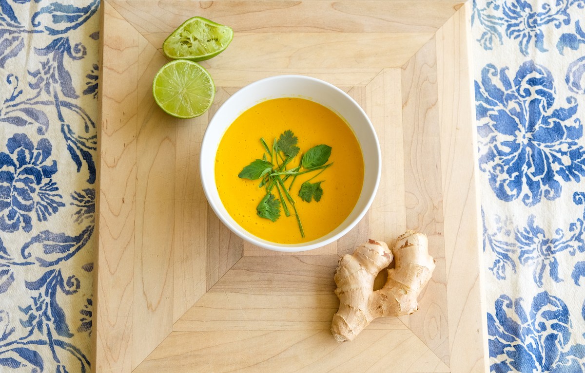 Spiced Coconut Pumpkin Soup