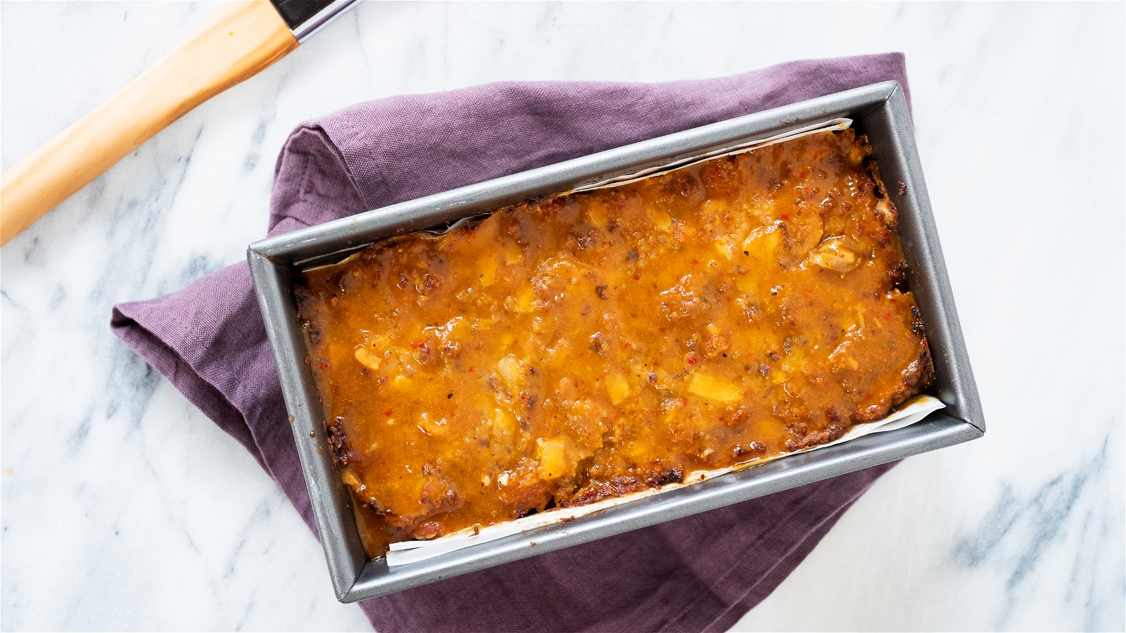 Image of Mustard Baked Bean Pork Meatloaf