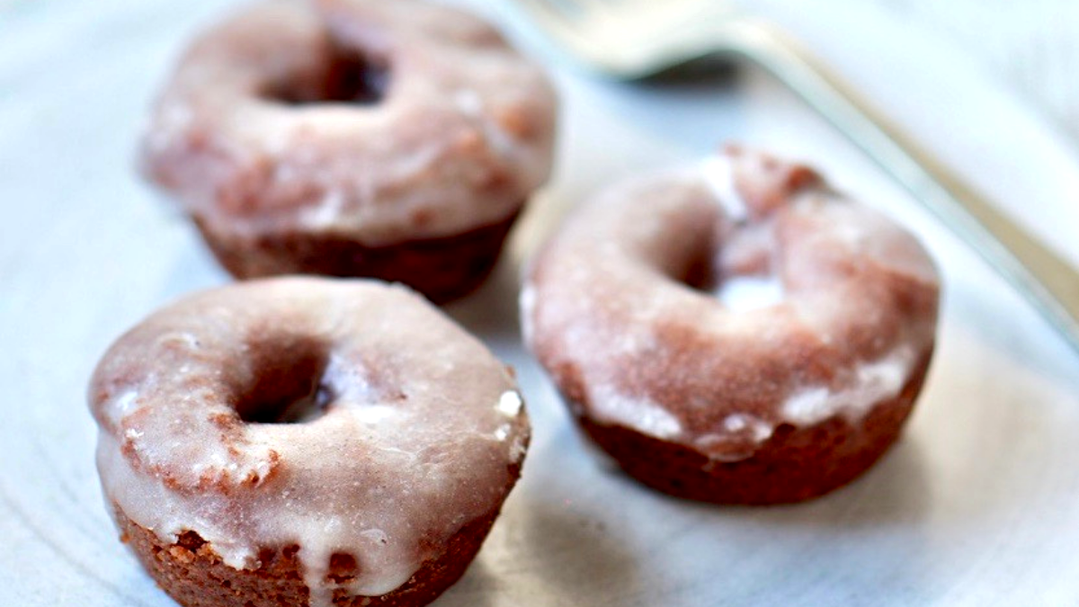 Image of Chocolate Almond Gluten-Free Donuts