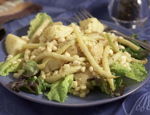 Image of Yukon Potatoes, Wax Beans and Corn Salad