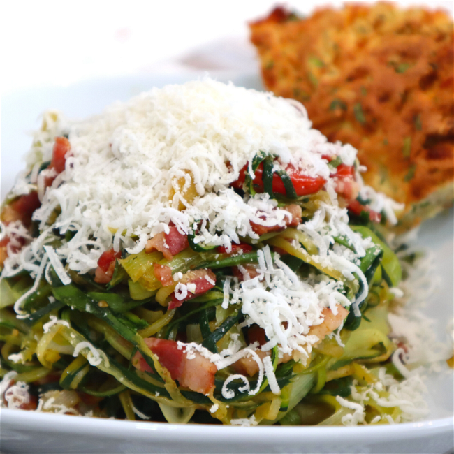 Image of Pancetta & Chilli Courgetti