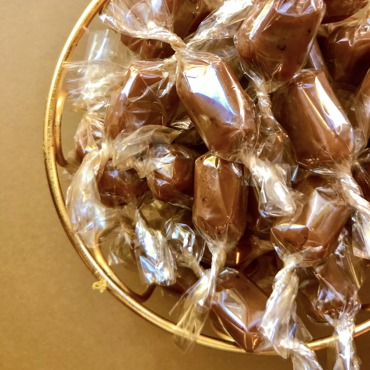 Smoked Cinnamon Salted Caramels