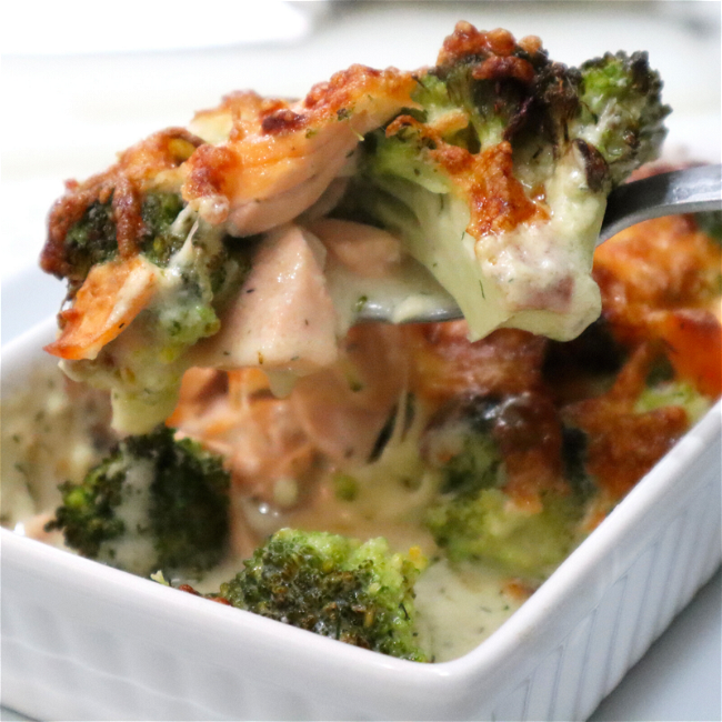 Image of Salmon & Broccoli Bake